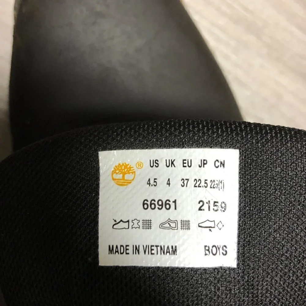 Timberland boys size